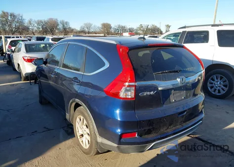 2015 Honda Cr-V Ex-L z USA, uszkodzony, nr VIN 2HKRM3H7XFH552342